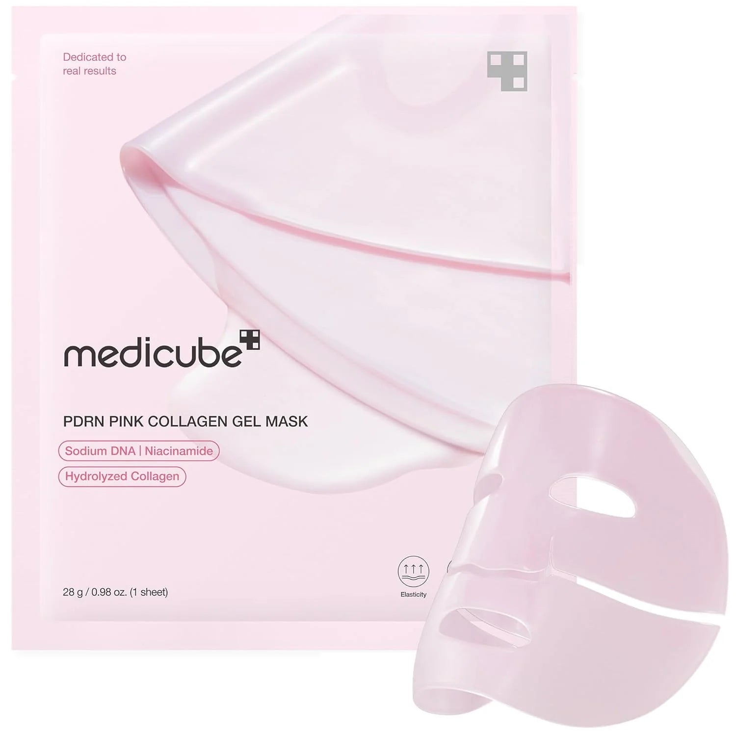 PDRN Pink Collagen Gel Mask - Pack of 4